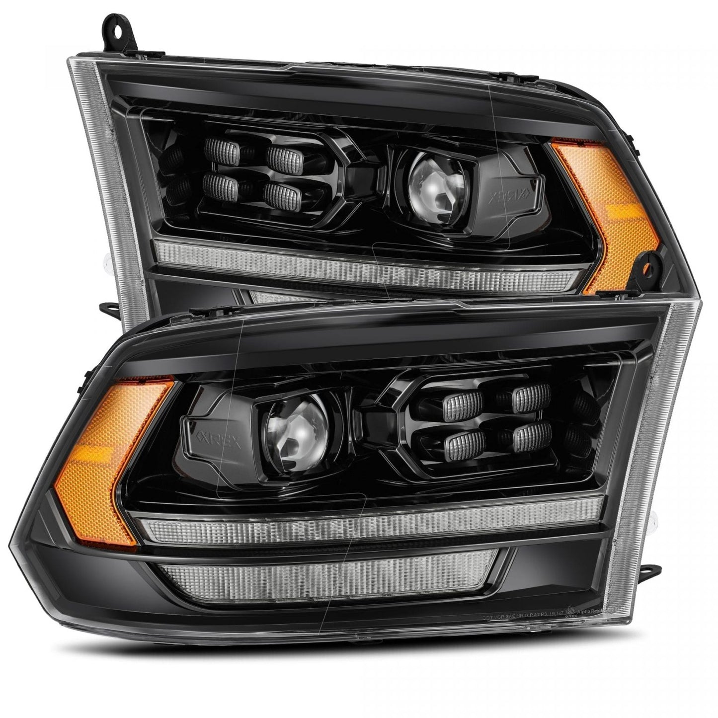 2009-2018 RAM 1500/1018 RAM 2500/3500 HD PRO 20 SERIES PROJECTOR HEADLIGHTS(CONVERTER REQ)